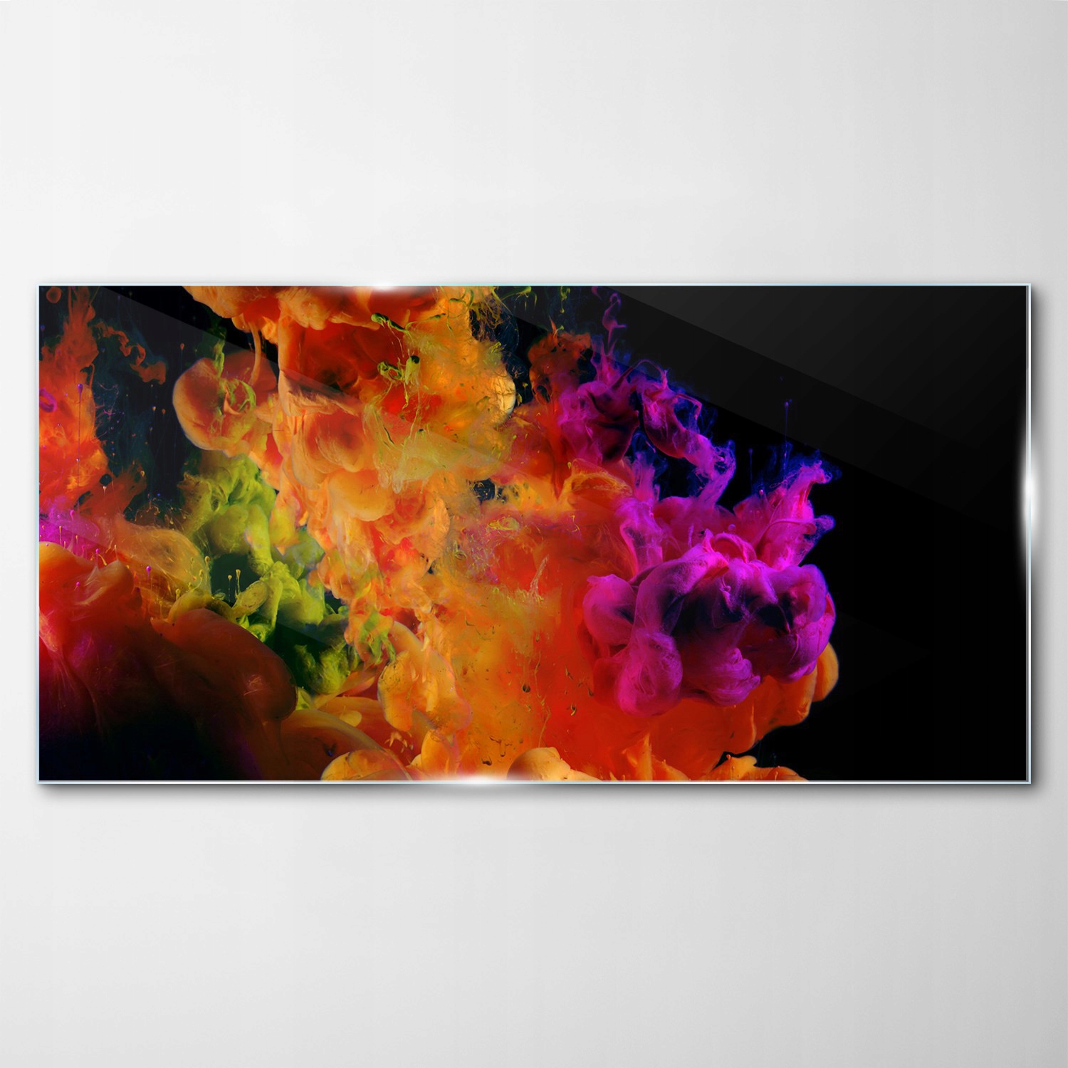 

Obraz na ścianę szklany Kolorowy dym 100x50 cm