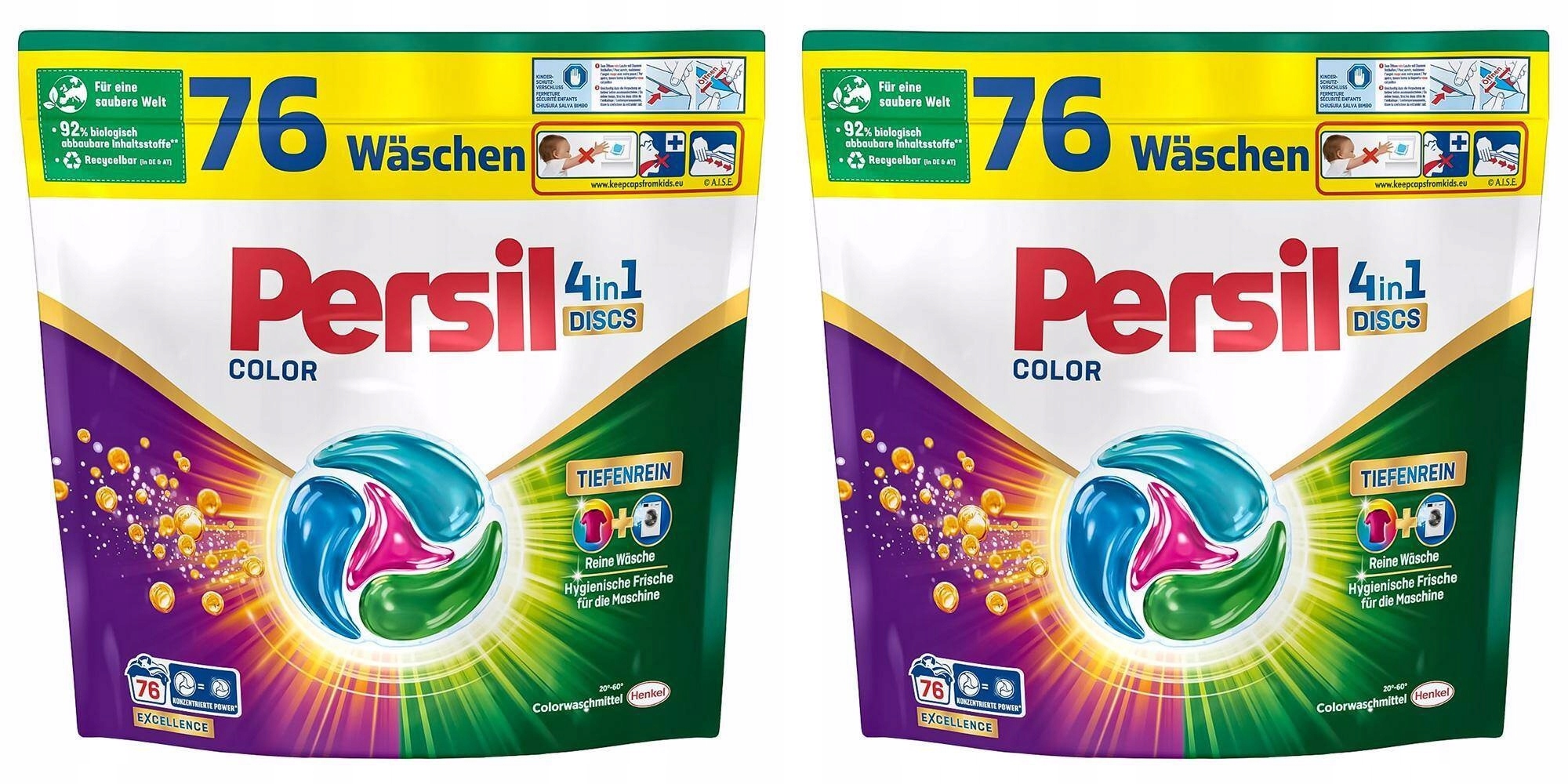 Levně Persil kapsle na praní Color excellence 4v1 disc 152ks Original Německo
