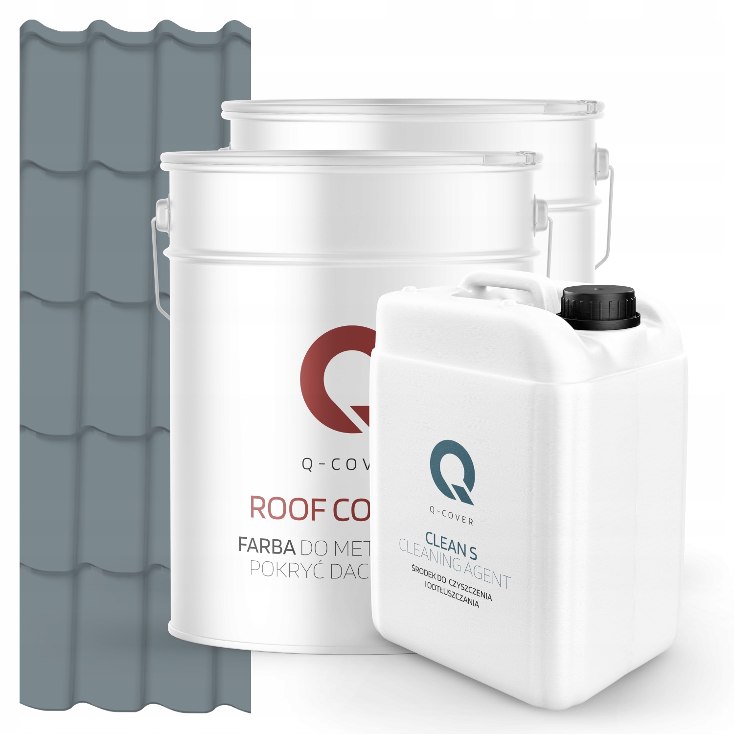 Farba Strecha Metal Podložka Odmasťovač Veverička Šedá Ral 7000 74 m2 Polomatná