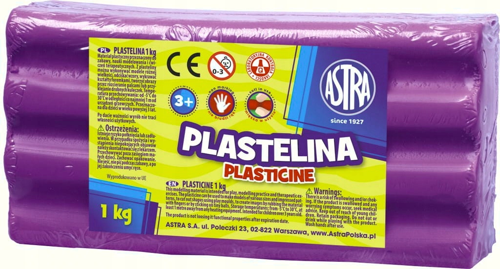 

Plastelina Astra 1 kg Luzem Fiolet