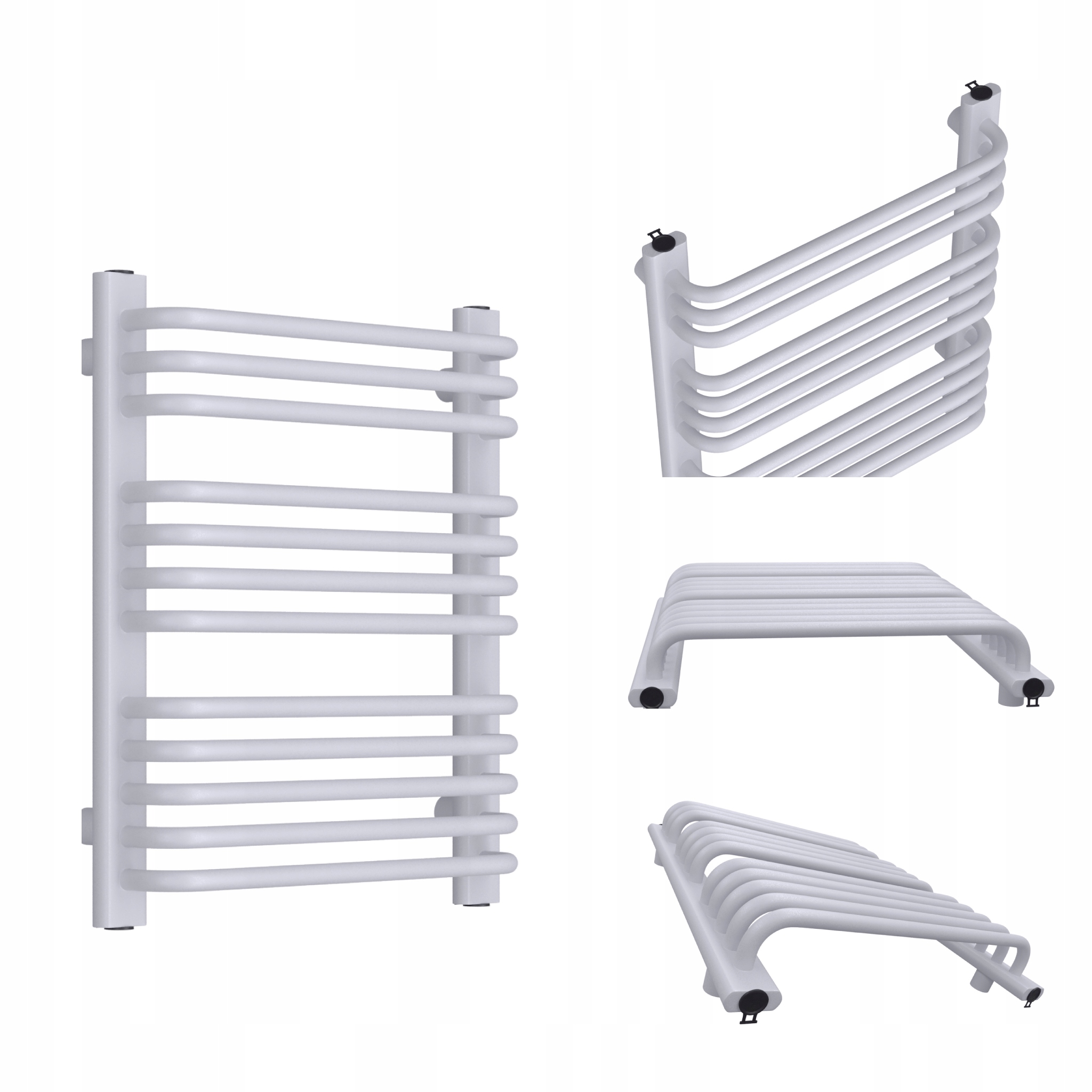 Koupelnový Radiátor Stella 1350x450 Šedá Struktura