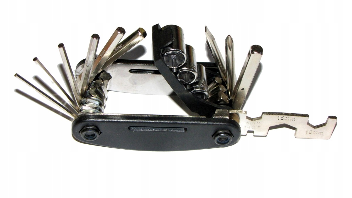 NIEZBĘDNIK ROWEROWY ZESTAW KLUCZY IMBUS 12 FUNKCJI Model 1000066