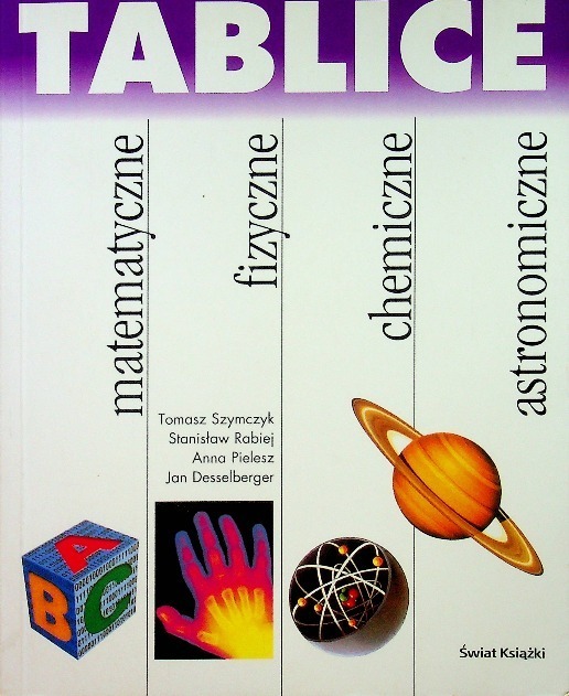 Tablice matematyczne fizyczne chemiczne