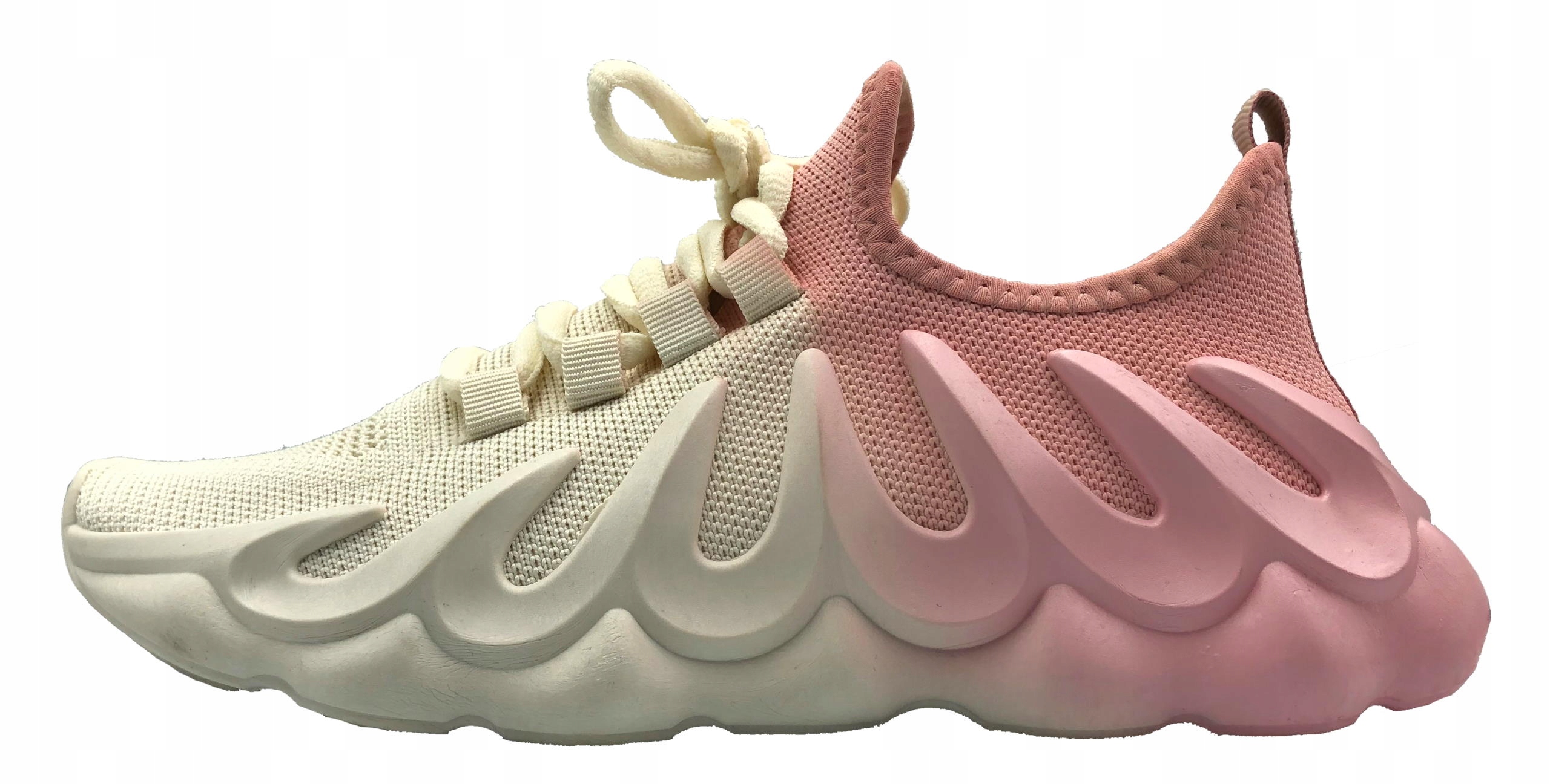 SNEAKERSY SIATKA ODDYCHAJĄCE ADIDASY BEŻ RÓŻ 39