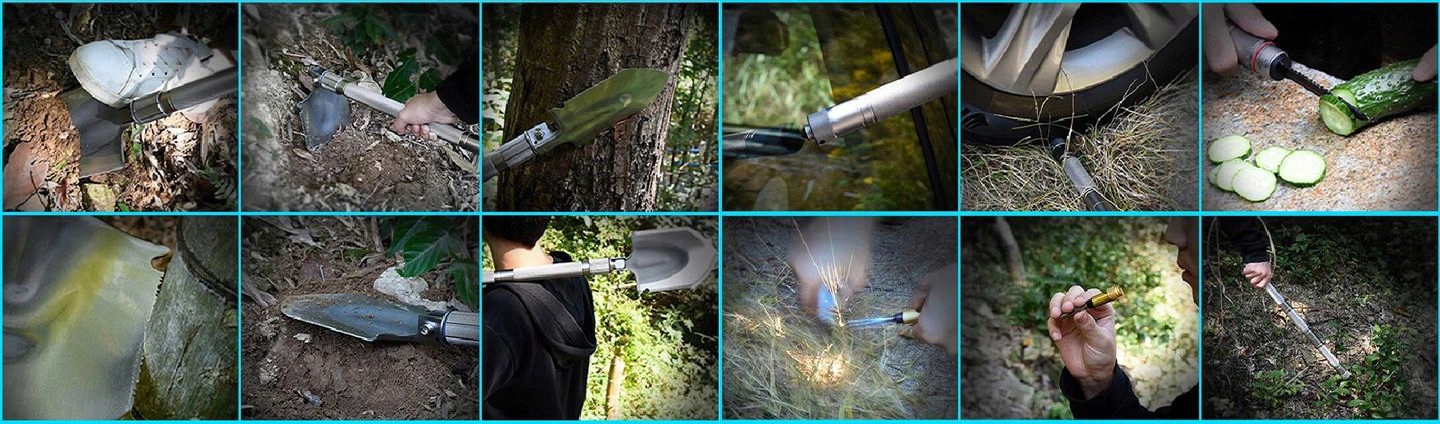 SAPERKA WOJSKOWA SURVIVAL ŁOPATA TAKTYCZNA 16W1 Szerokość łopaty 12.7 cm