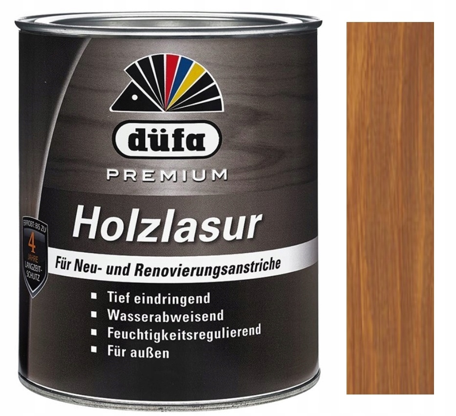 

Niemiecka Lazura Dufa Holzlasur 2,5L Tik Teak