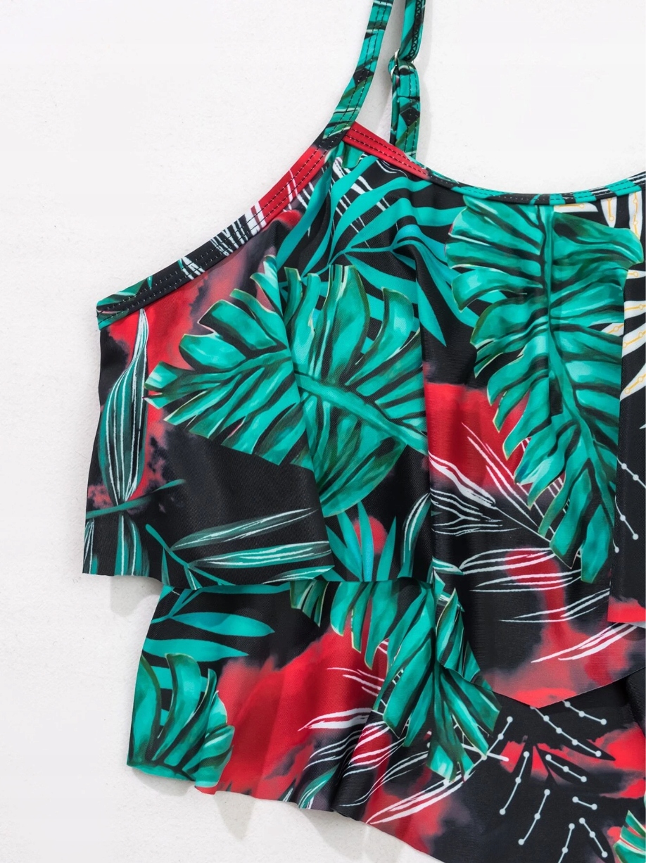 STRÓJ KĄPIELOWY DWUCZĘŚCIOWY PLUS SIZE KOSTIUM WYSOKI STAN BIKINI XXL 44 Rodzaj komplet