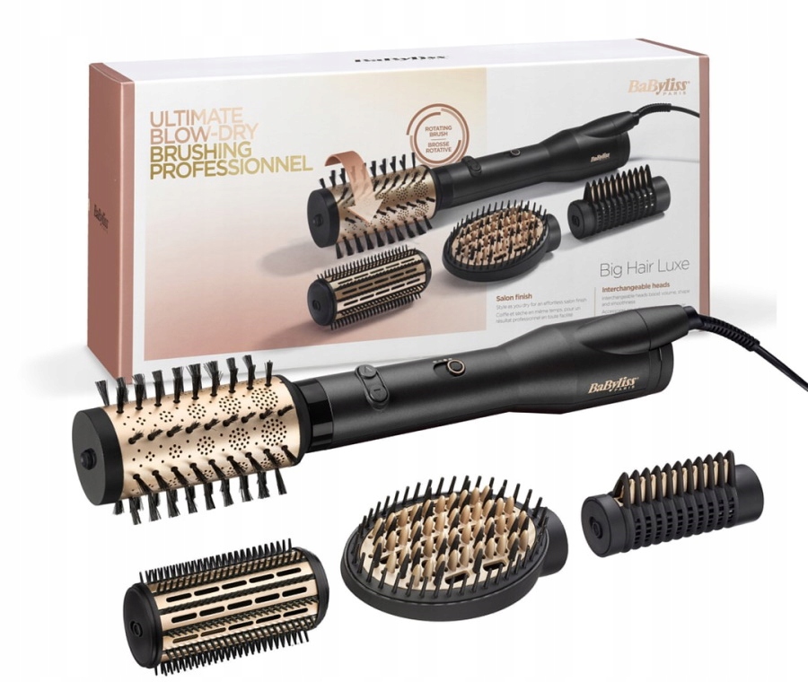 Rotačná sušička vlasov Babyliss AS970E 4 nástavce s ionizáciou