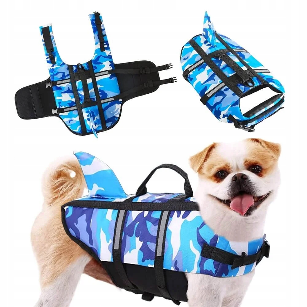 Levně Kapok pro psa žralok maskáčový Camo Shark M