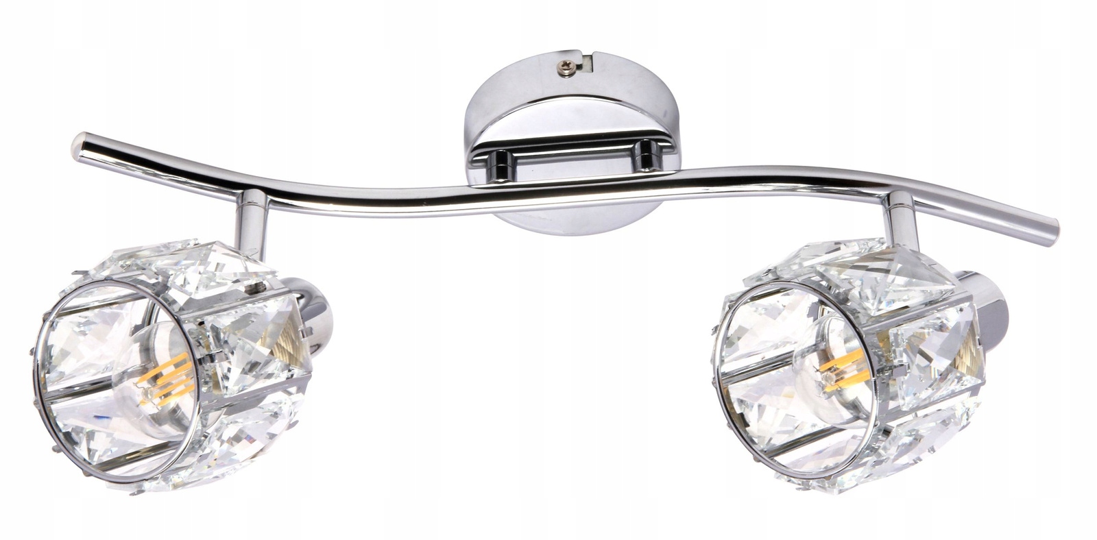 Stropní svítidlo nástěnné svítidlo lustr Venus 2 chrom krystaly na Led kloubech