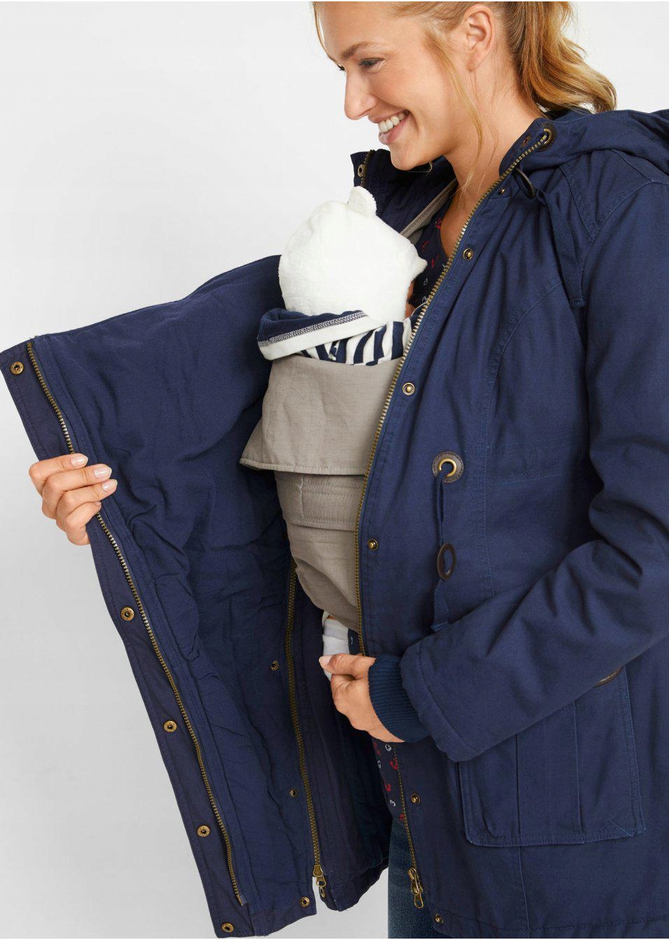 PARKA CIĄŻOWA GRANAT 40