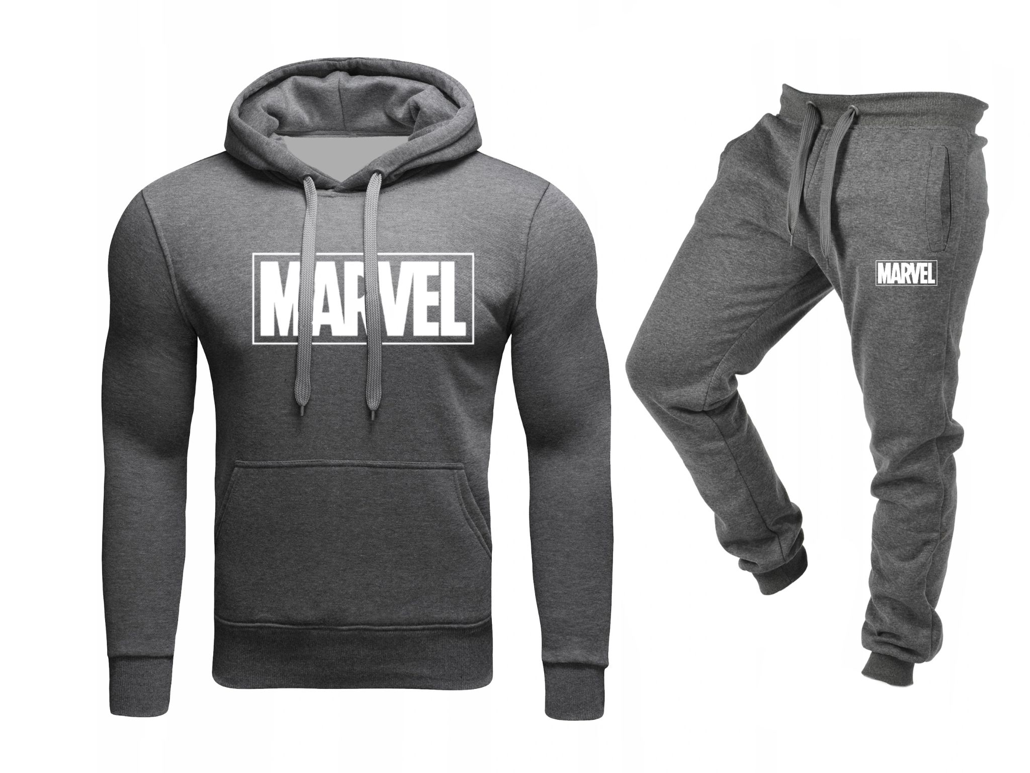 Pánská Teplákovka Tepláková Souprava Marvel Šedá M
