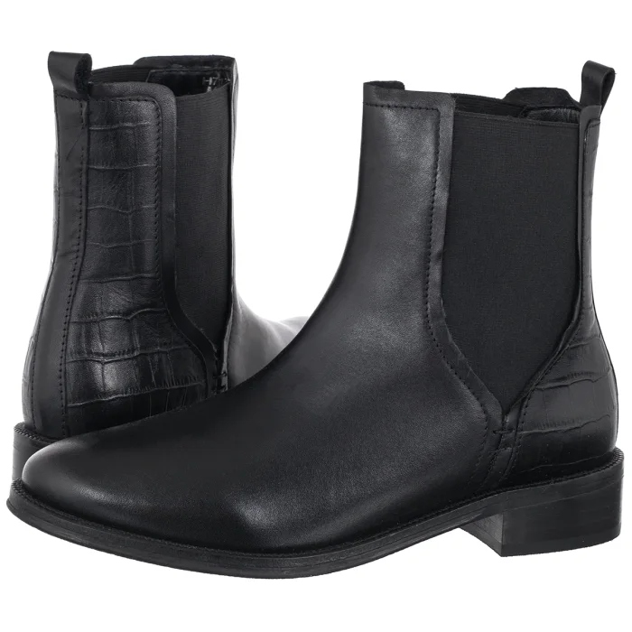 Kožené dámské boty Maciejka černé H7173-01/00-7 Black