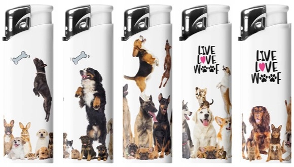 

25x Zapalniczka Piezo H.f. z Zaworkiem Pets Mix