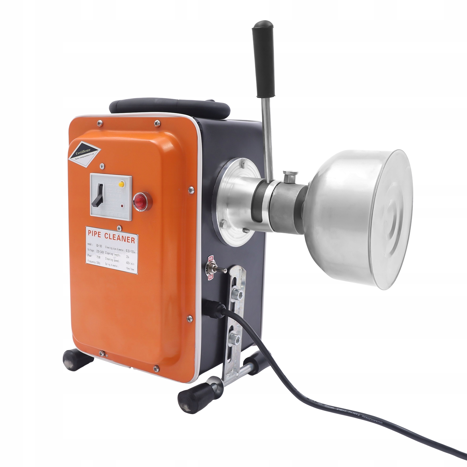 Urządzenie do czyszczenia rur 750W 1KW do rur 20-110mm