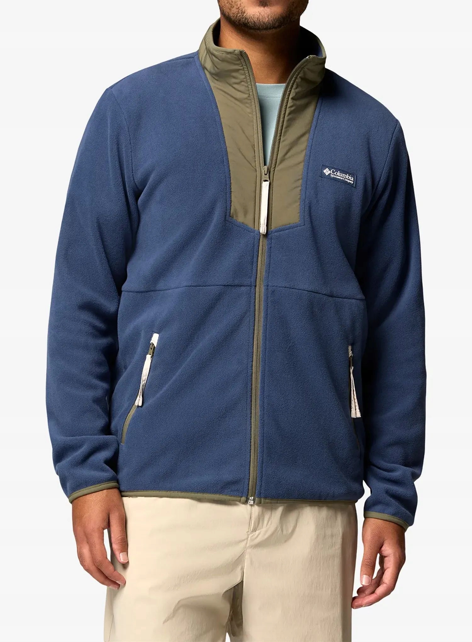 Polar Columbia Sequoia Grove Full Zip Fleece dark mountain/stone green S