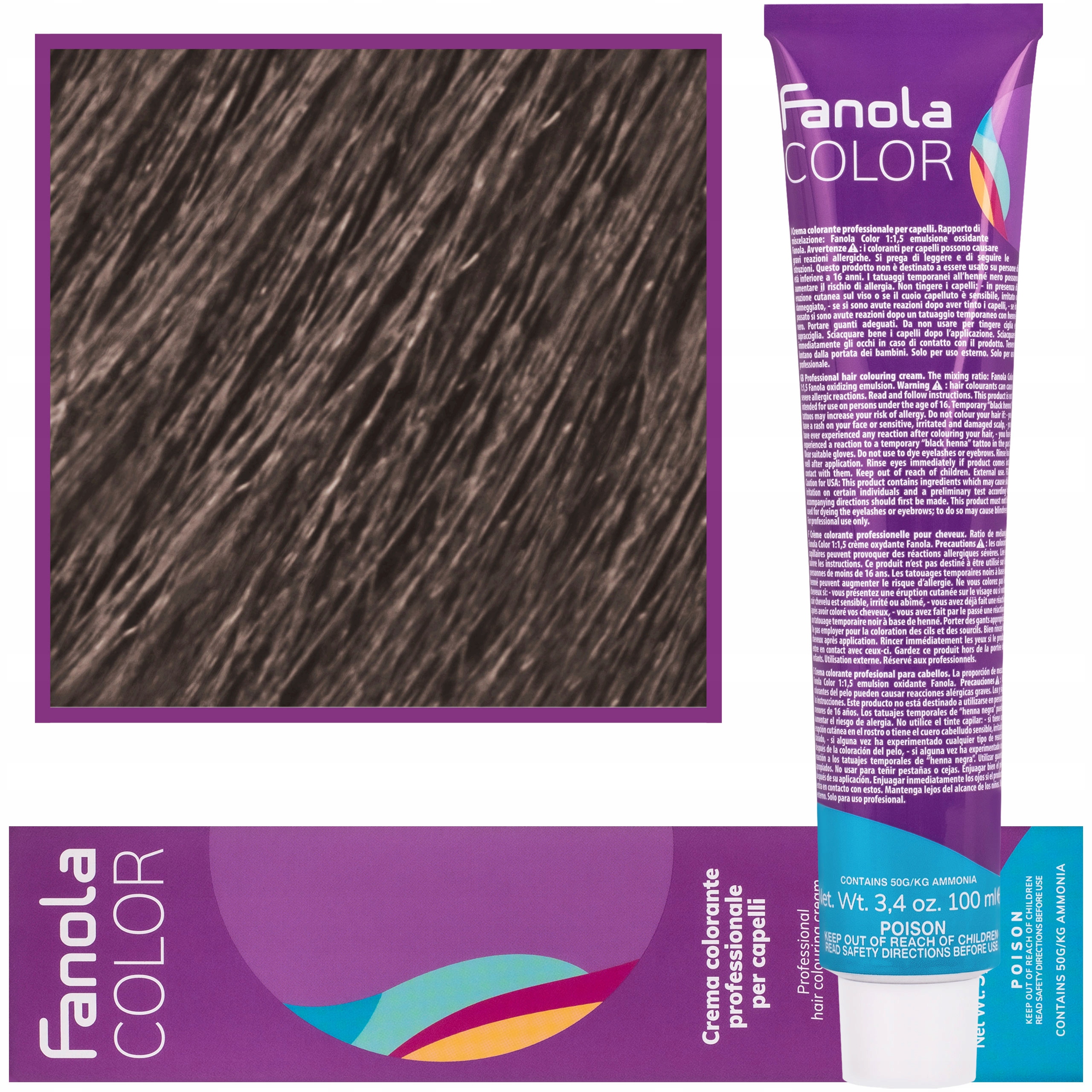 

Farba do włosów Fanola 100ml kolor 8,11