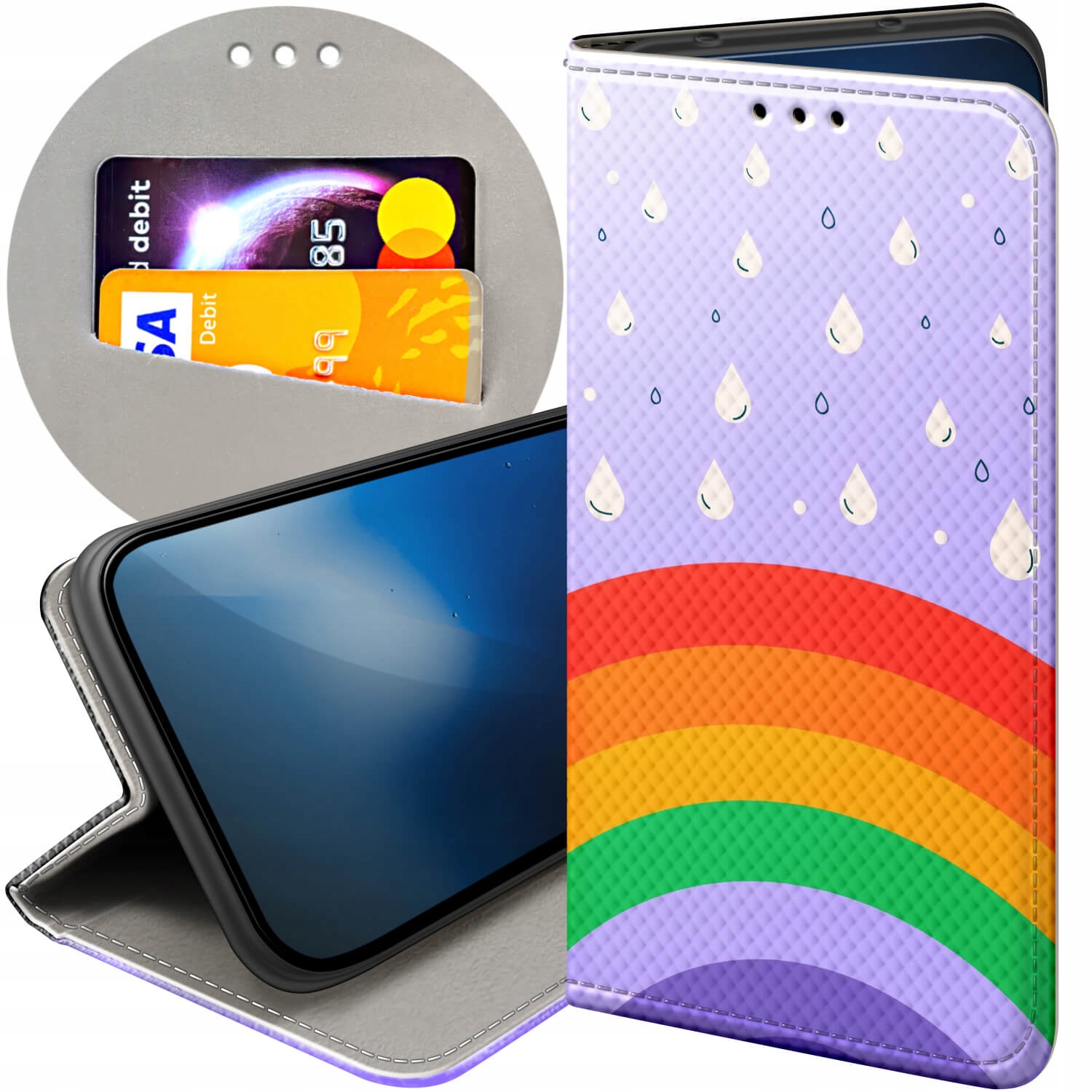 

Etui Do Samsung Galaxy S8 Plus Tęcza Rainbow