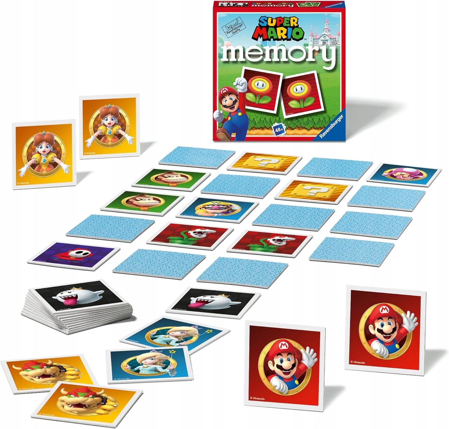 SUPER MARIO Pocket Gra Memory Ravensburger Wiek dziecka 3 lata +