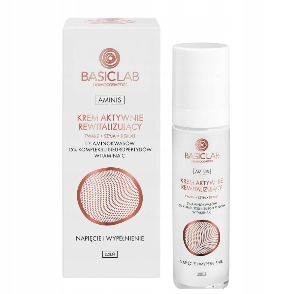 BasicLab krem rewitalizujący do twarzy szyi dekoltu na dzień 50 ml