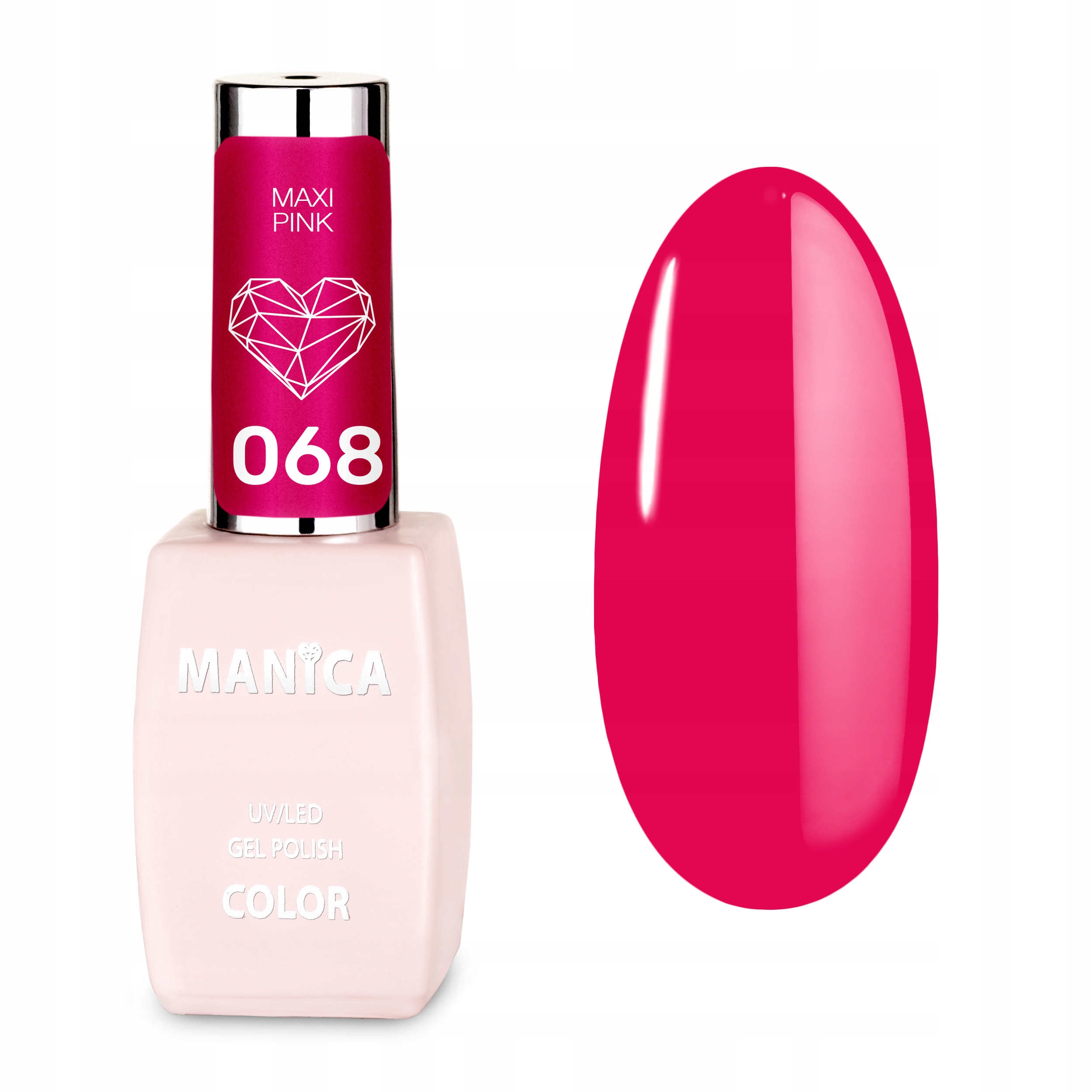 

Manica Lakier hybrydowy Maxi Pink 068 10 ml