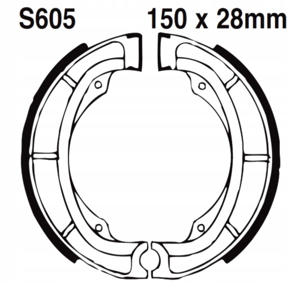 Brzdové Čelisti Kawasaki Kdx 400 Kl 250 Kx 420 Suzuki Dr 500 Gt 200