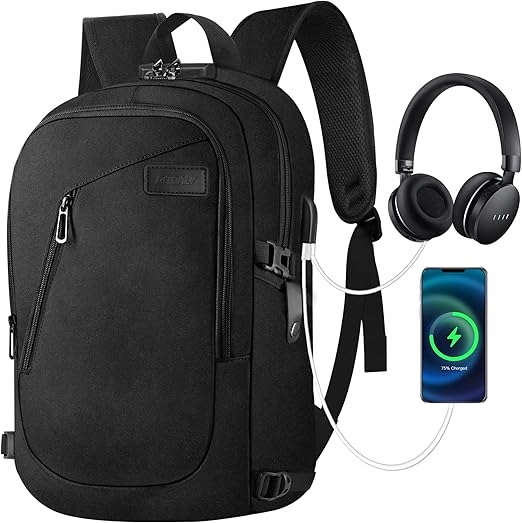 Batoh pro firemní notebook 15,6" s Usb, zabezpečením a velkou kapacitou