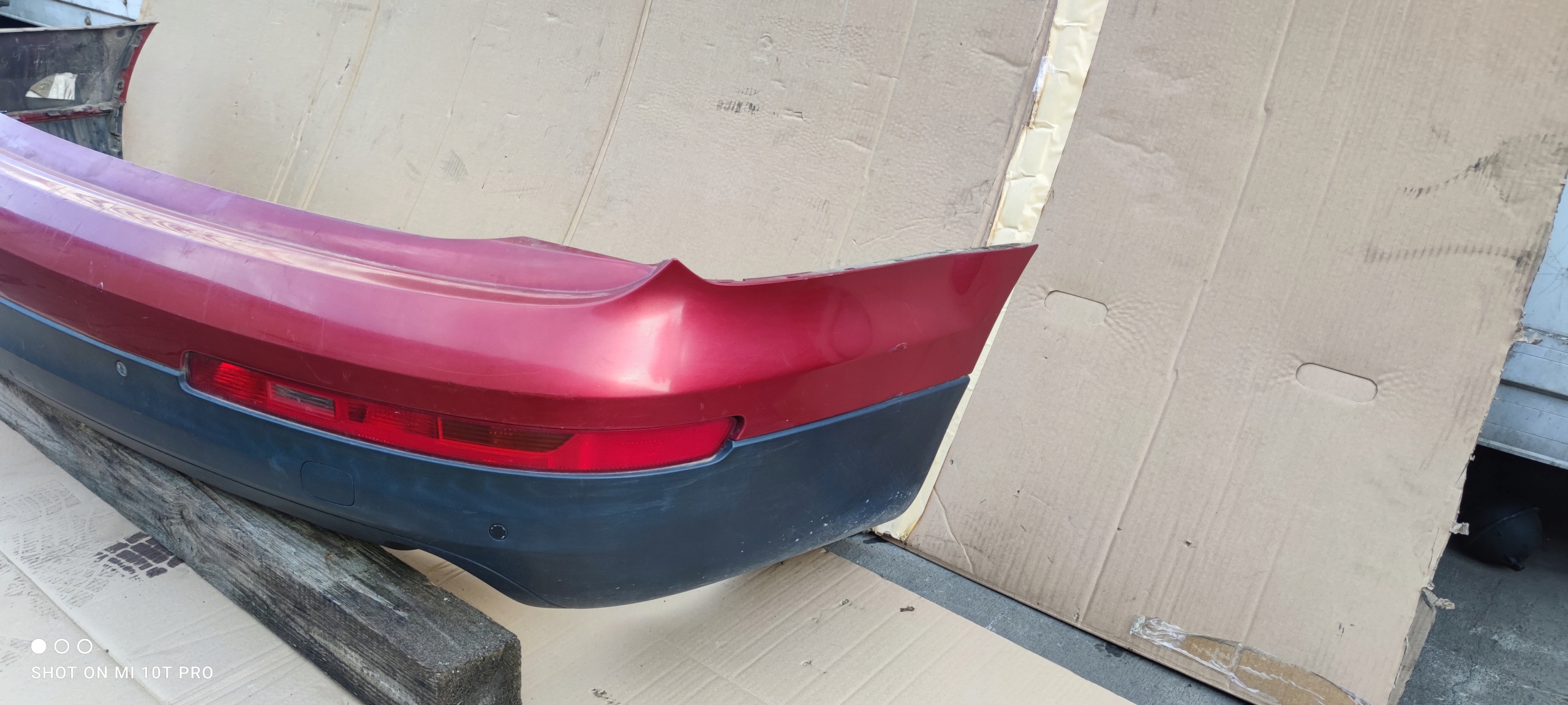 bumper TYLNI rear part AUDI Q7 4L PDC LZ3F KOMPLET
