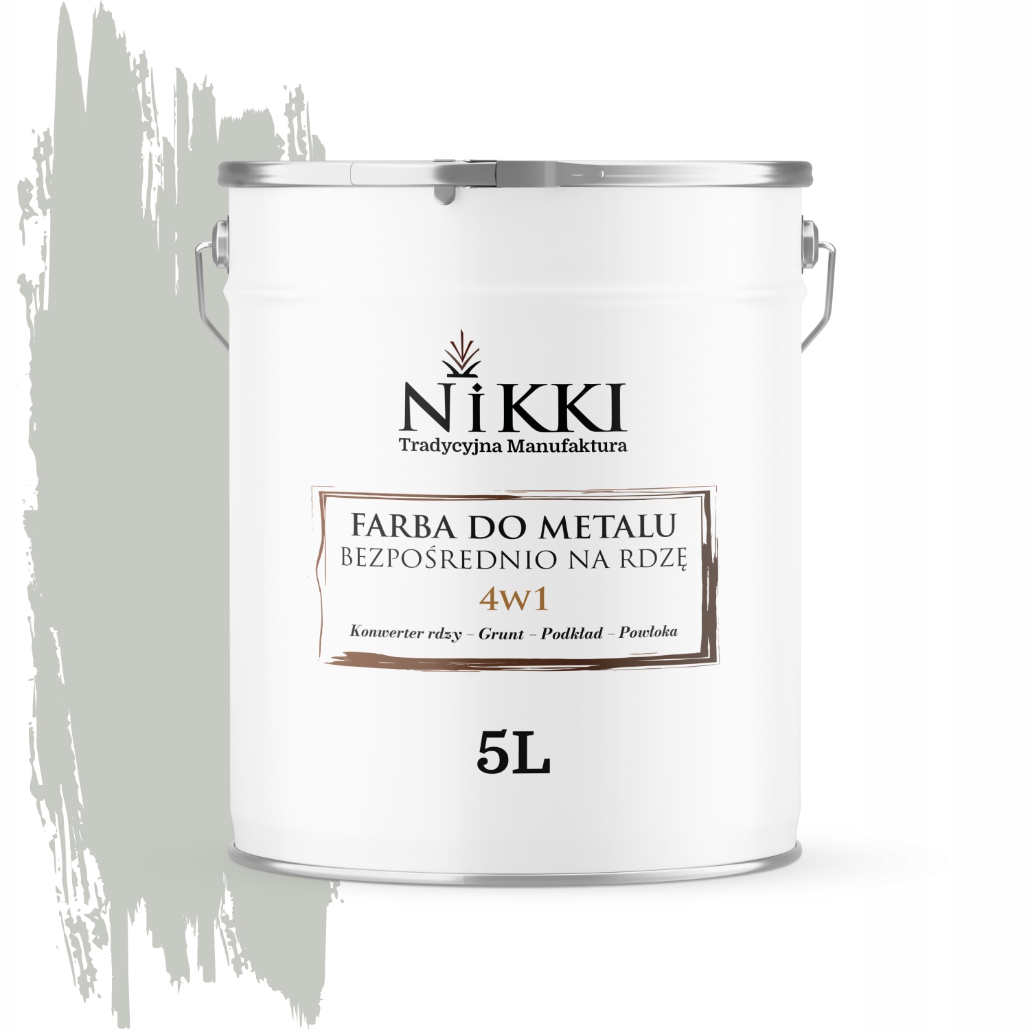 Barva Na Kov Přímo Na Rez Pozink 4v1 Bílý Papyrus Ral 9018 Mat 5L