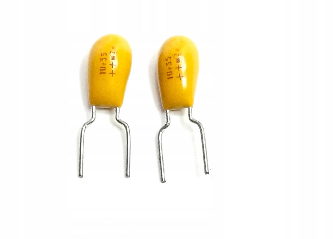 [4szt] Kondensator tantalowy 10uF 35V 20% raster 5mm Roederstein do+125°C