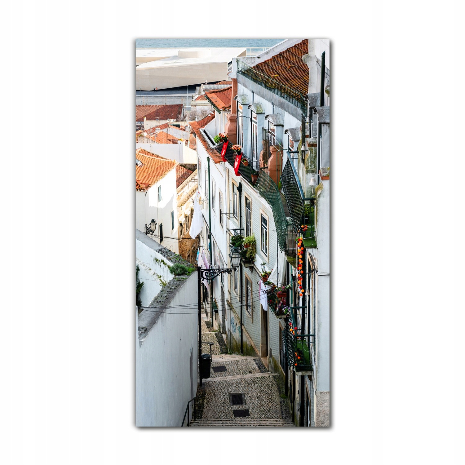 

Foto-obraz na szkle na ścianę 70x140 Lizbona morze