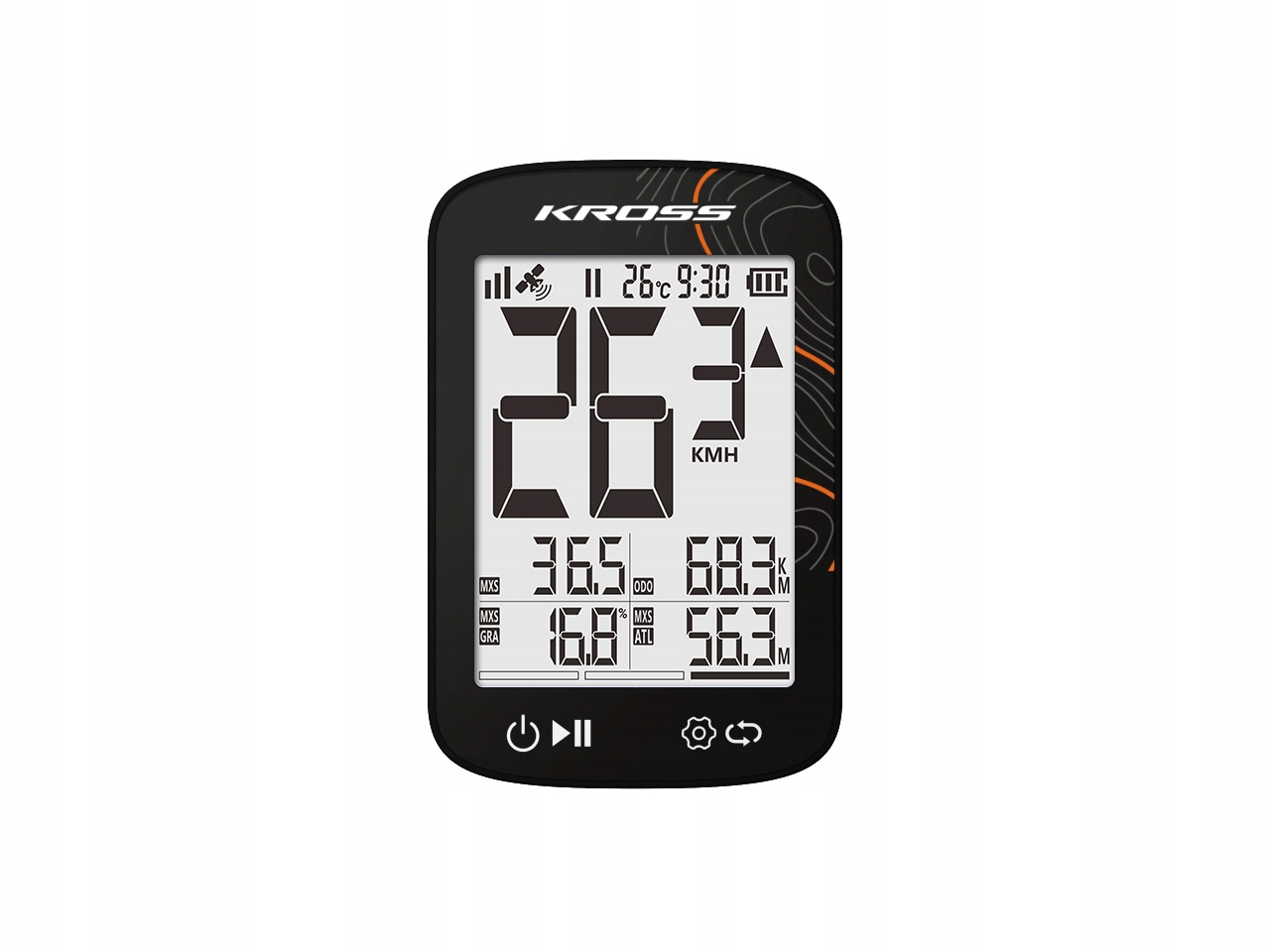 Licznik Kross Krc 426 Gps 26 funkcji