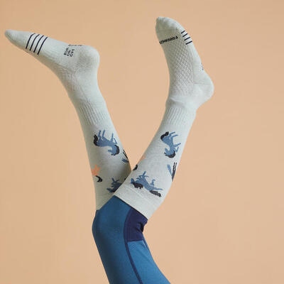 Skarpety jeździeckie SKS 500 dla dzieci Rozmiar 31-34