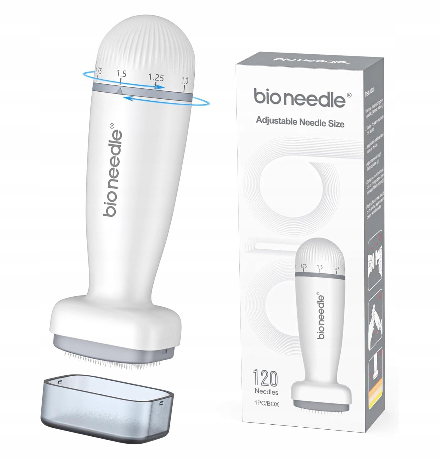 PROFESJONALNY STEMPEL DO PIELĘGNACJI SKÓRY DLA KOBIET 120 IGIEŁ MIKROIGŁY Stan opakowania oryginalne