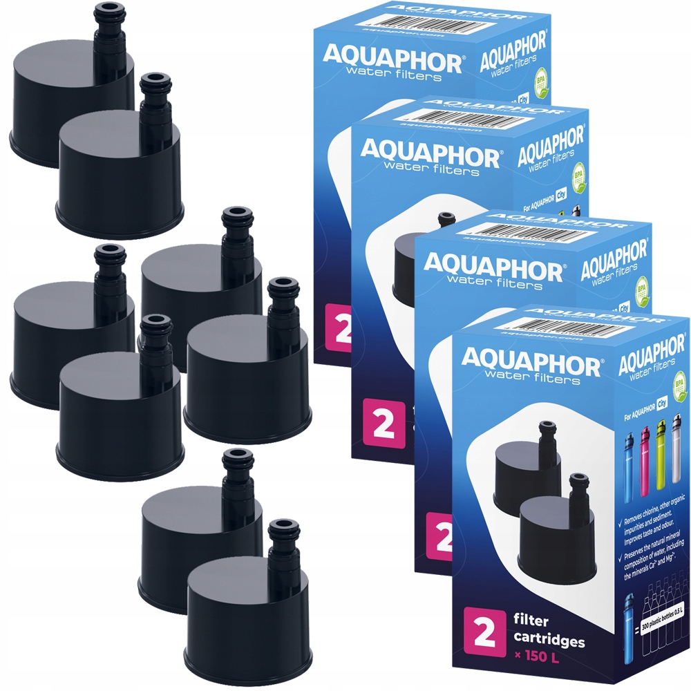 

Filtr Wkład Do Wody Do Butelki Aquaphor City 8 Szt