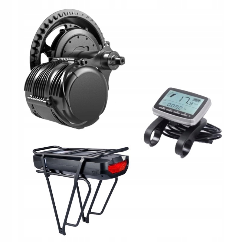 Tongsheng Elektrický Set Pro Kolo TSDZ8 48V 750W Baterie 17AH
