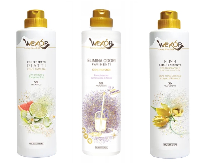 Levně Sada domácí chemie Wexor – Tekutina na podlahy, nádobí, oplachování tkanin