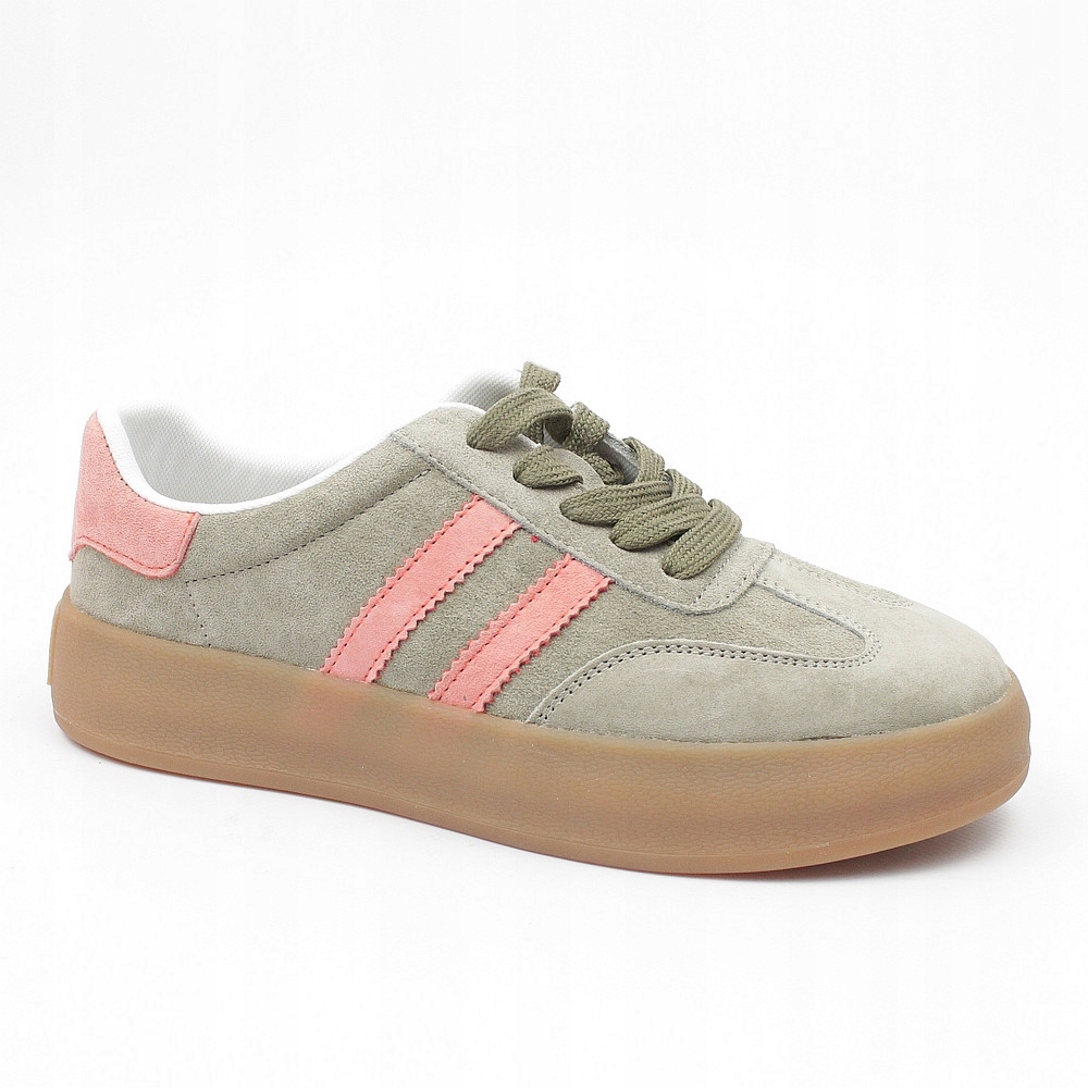 Filippo DP6764 Khaki Kožené Tenisky vel. 38