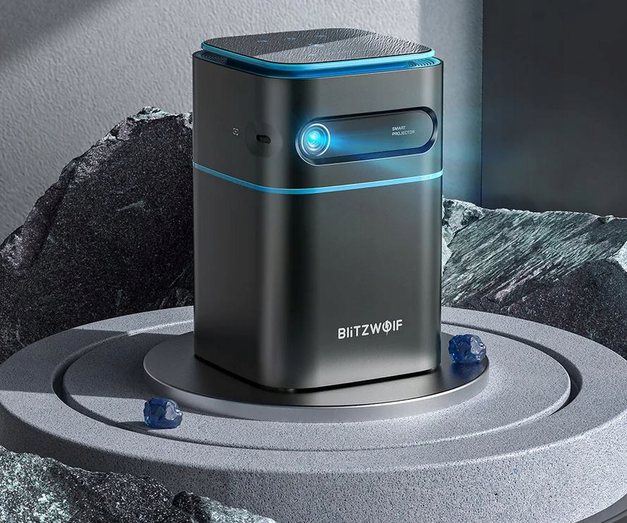 PROJEKTOR KINOWY GIER GRACZA DLP BT4.2 WiFi 5G Kolor czarny