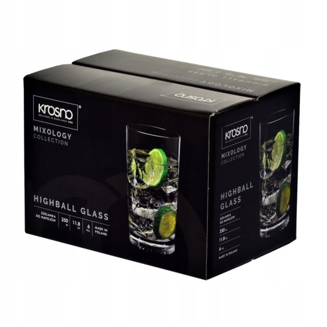 

Krosno szklanki napojów Mixology 350ml C809