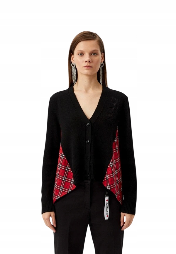 Love Moschino Rozpínací svetr, velikost 42
