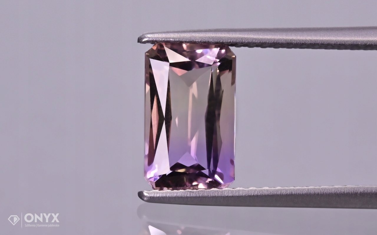 Ametryn fasetovaný oktagon 10x6 mm