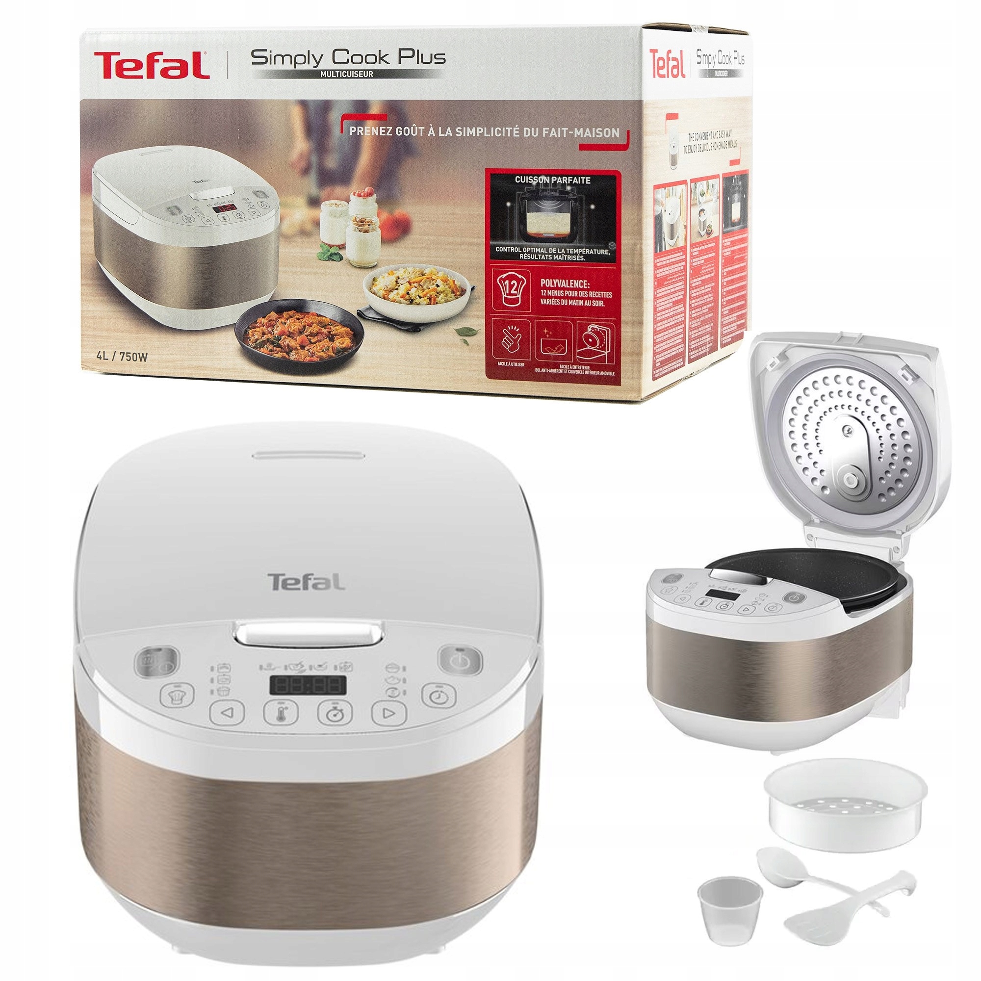 Multicooker Koszyk Do Ryżu Tefal RK622130 Simply Cook 12w1 12 Programów
