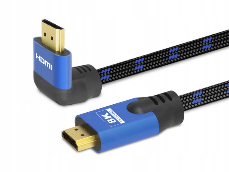 Kabel Hdmi v2.1 8K UltraHD 28AWG 3 m úhlový (x1ks)