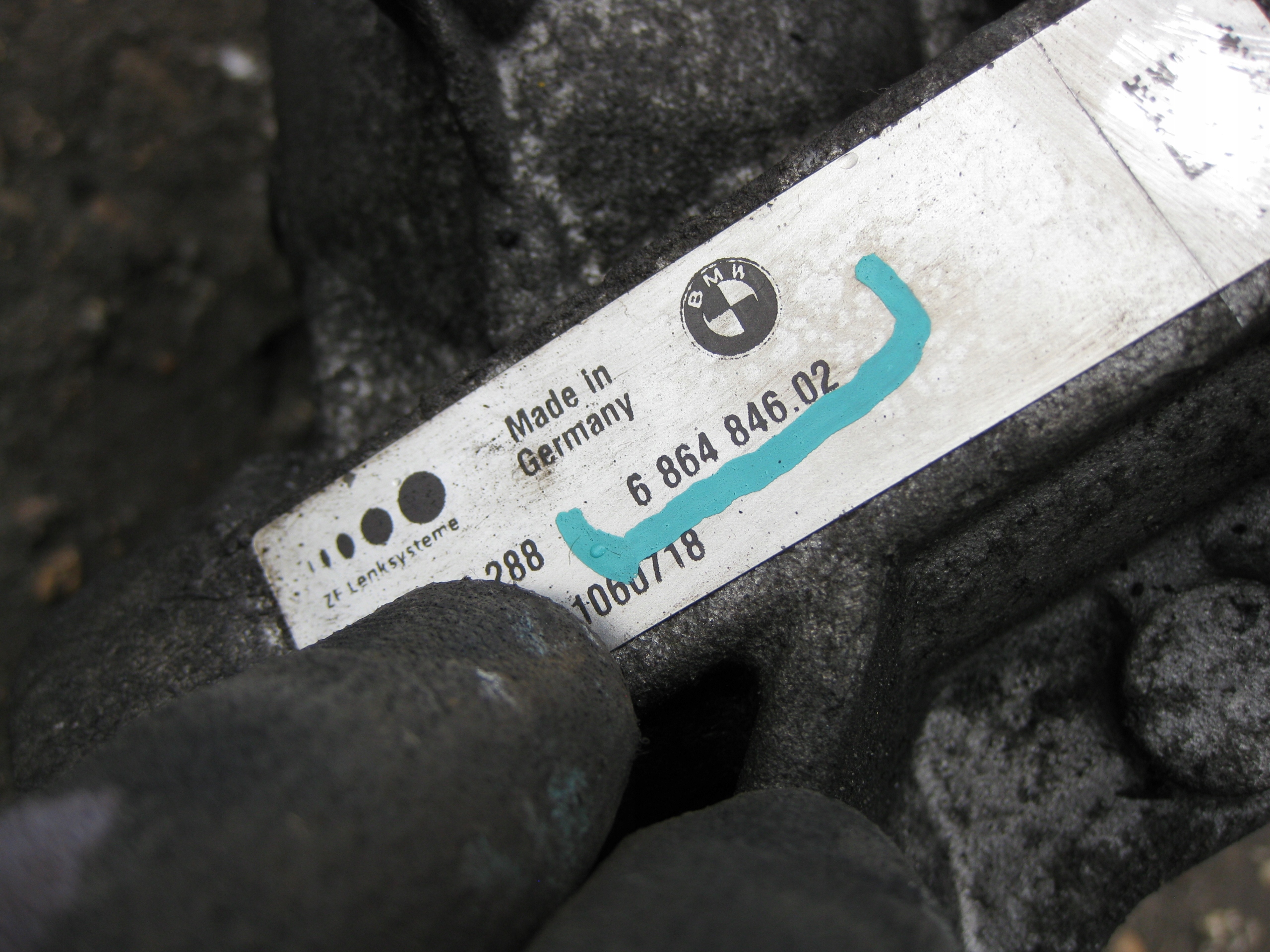 BMW F11 2.5 D 14R Lenkgetriebe 6864846