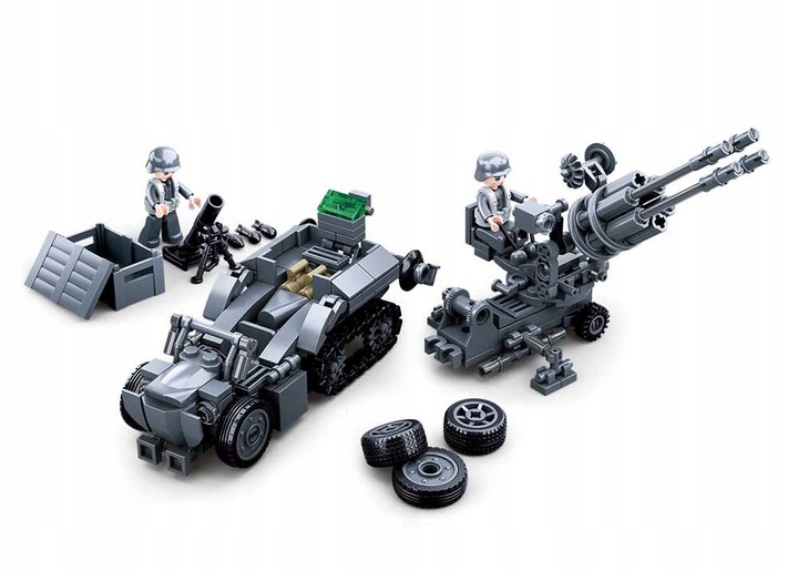 

Klocki Sluban Armia Pojazd Wojskowy Wyrzutnia