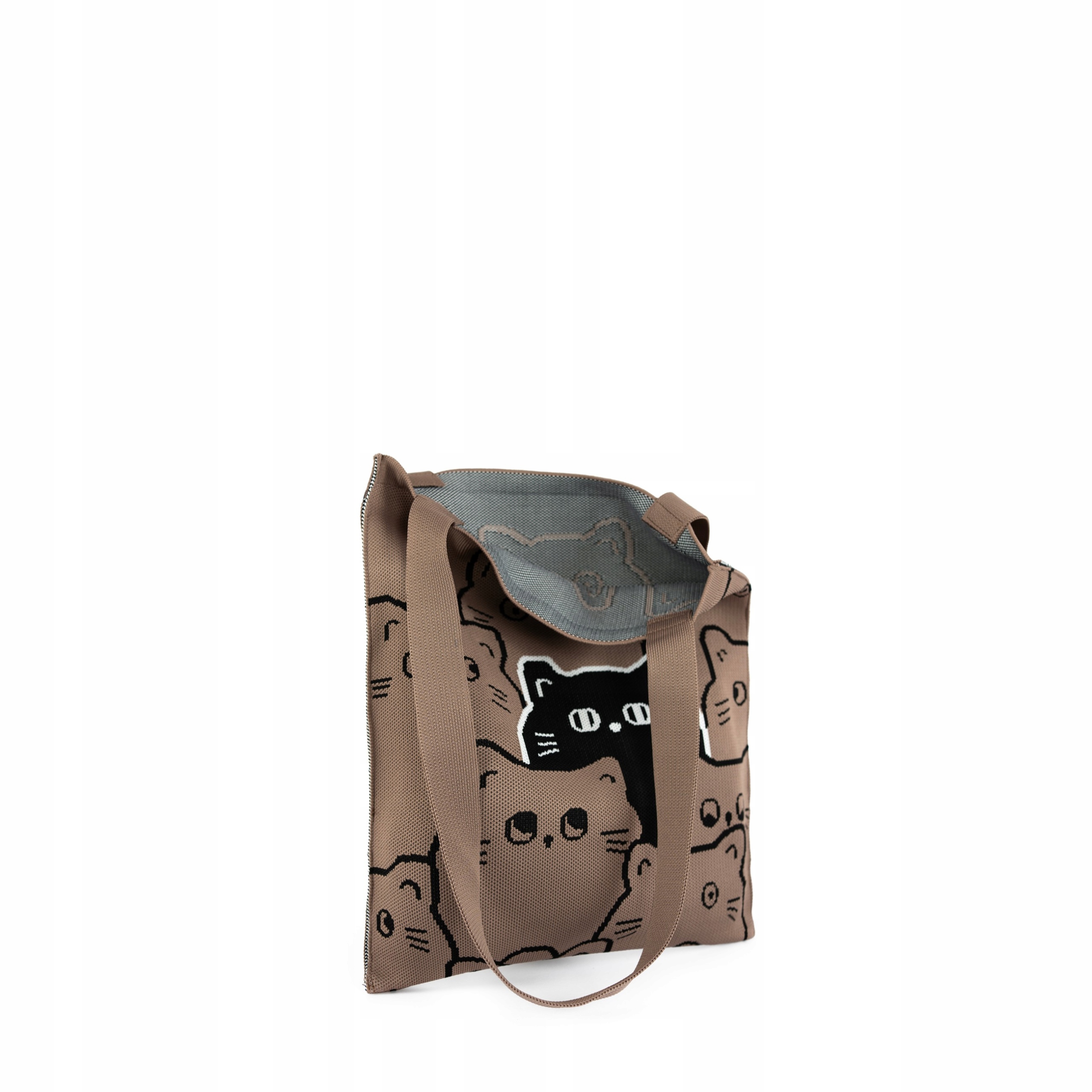 Torba Kittnes - brązowy Kolor brązowy