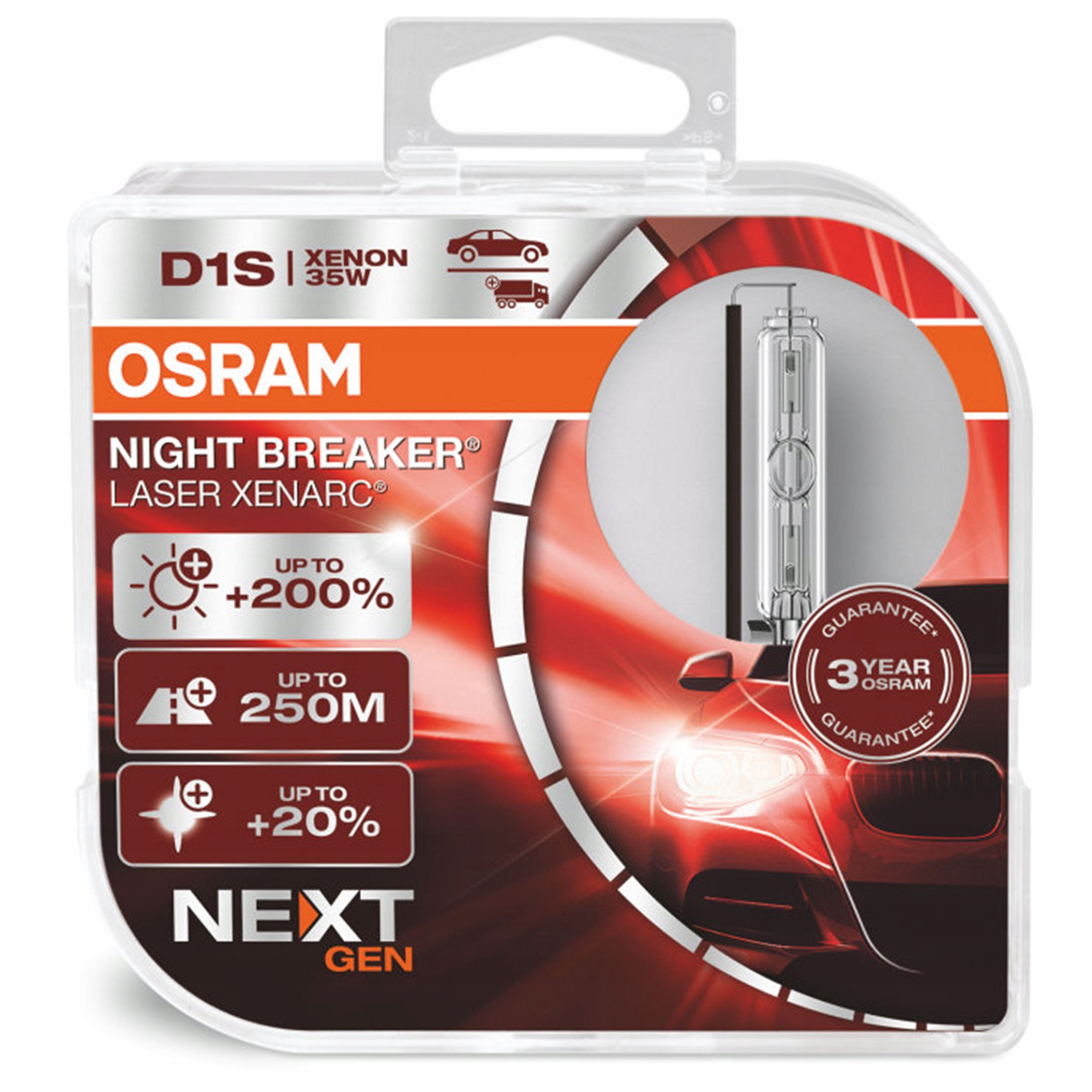 

Osram D1S 12/24V Night Breaker Laser +220% Next