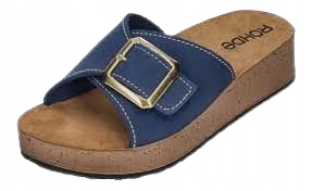 Rohde Dámské Tmavě Modré Nazouváky Nazouvací Pantofle 38 Ž9F