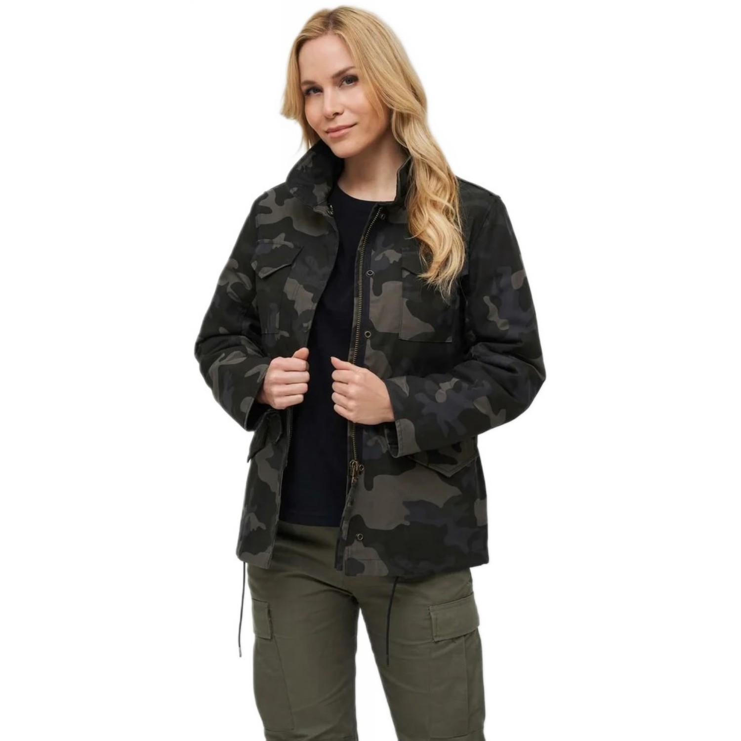 Dámská bunda Brandit M65 Classic Dark Camo Xs (32)